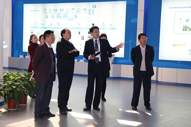 湘潭九華經開區黨工委書記孫銀生一行蒞臨威勝電氣產業園調研